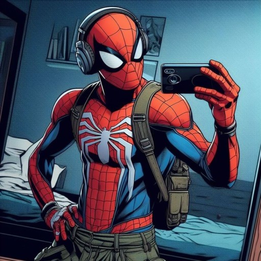 high-resolution spiderman pfp