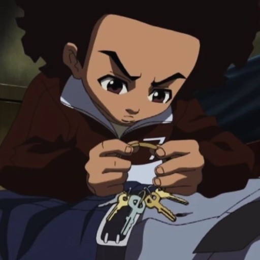 huey freeman pfp featuring iconic poses