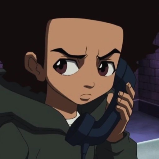 huey freeman pfp for social media