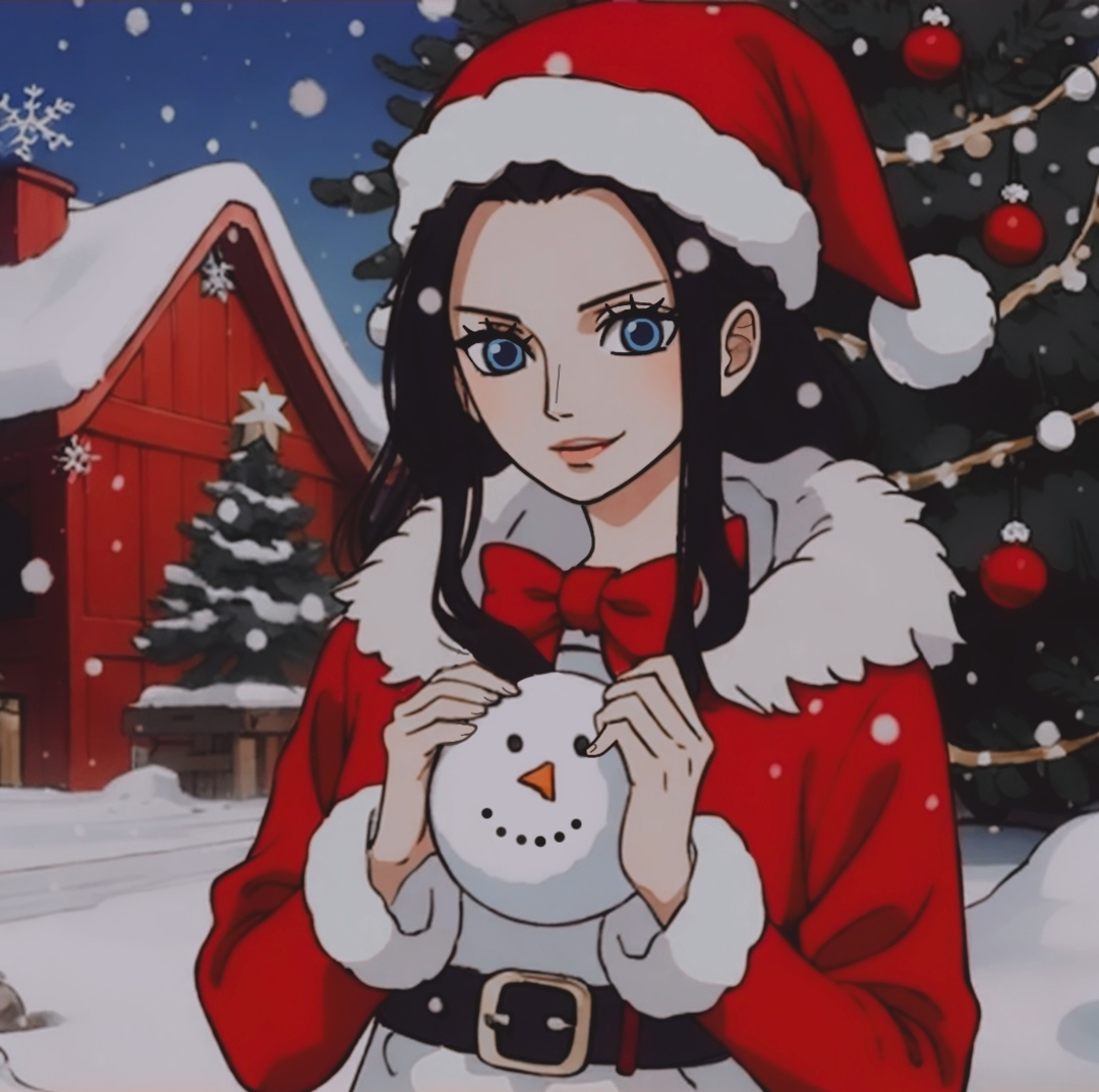 one piece christmas pfp character art