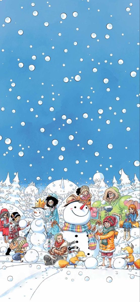 one piece christmas pfp illustrations