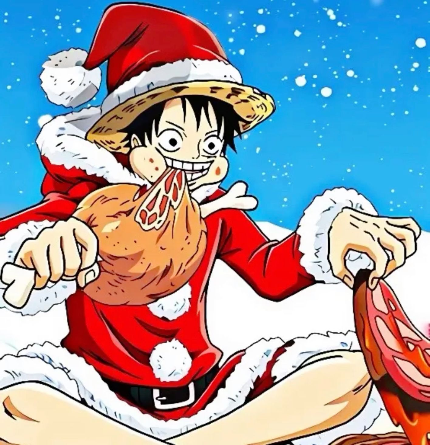 one piece christmas pfp 0049