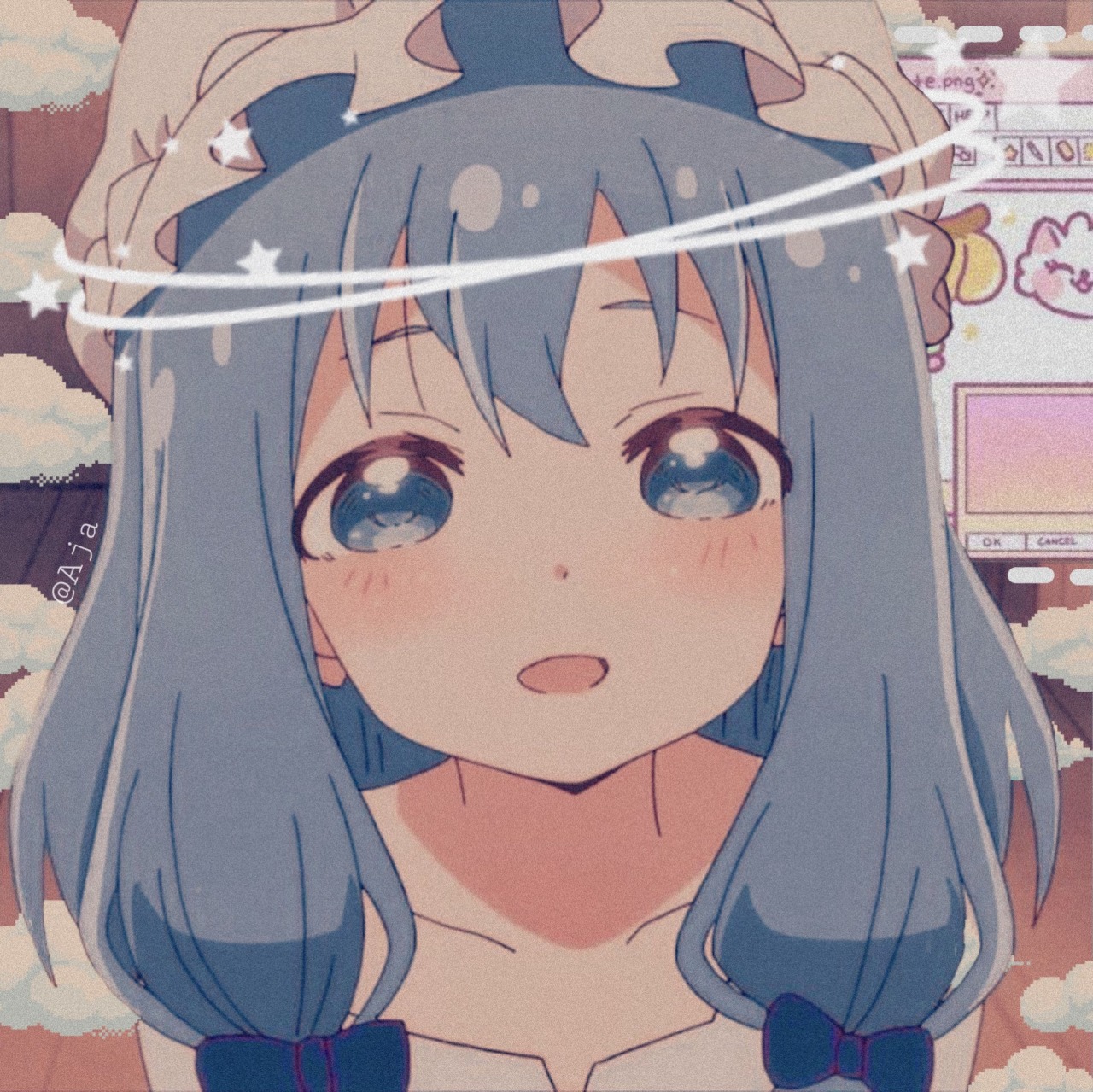 pastel aesthetic anime girl pfp