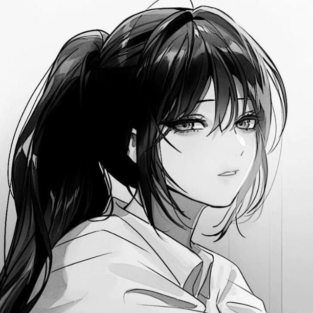 popular black and white anime pfp styles