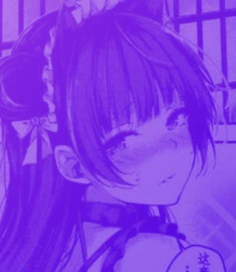 purple anime pfp 0022