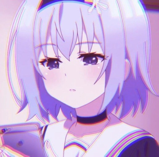 purple anime pfp 0026