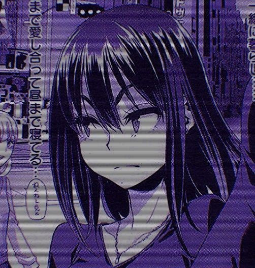 purple anime pfp 0029