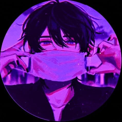 purple anime pfp 0040