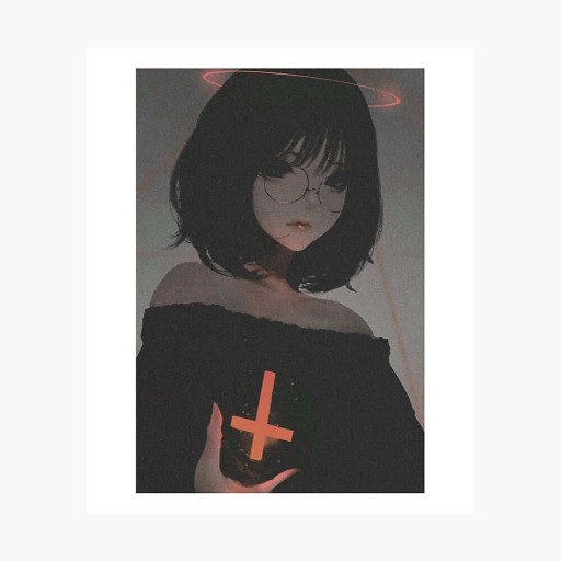 sad anime girl profile picture