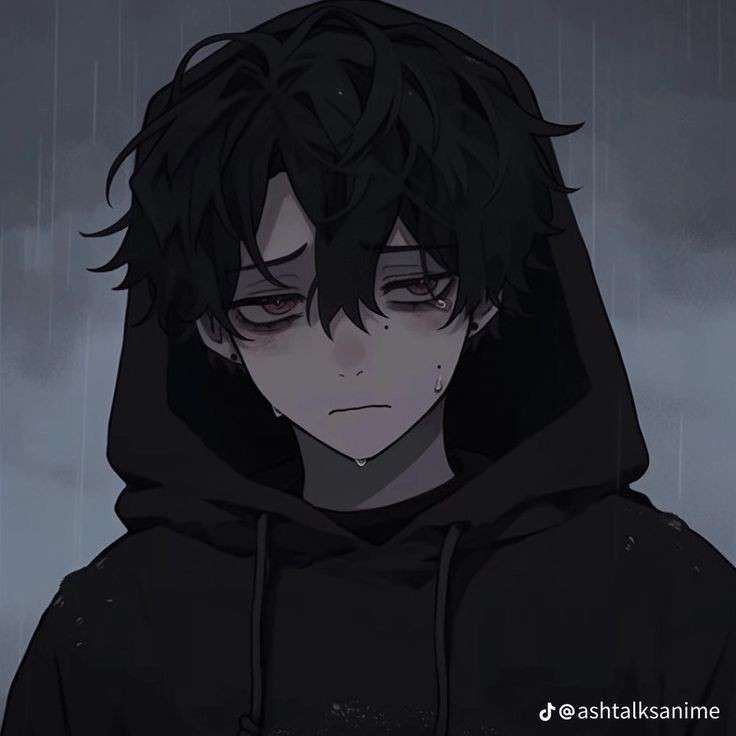 sad anime pfp 0023