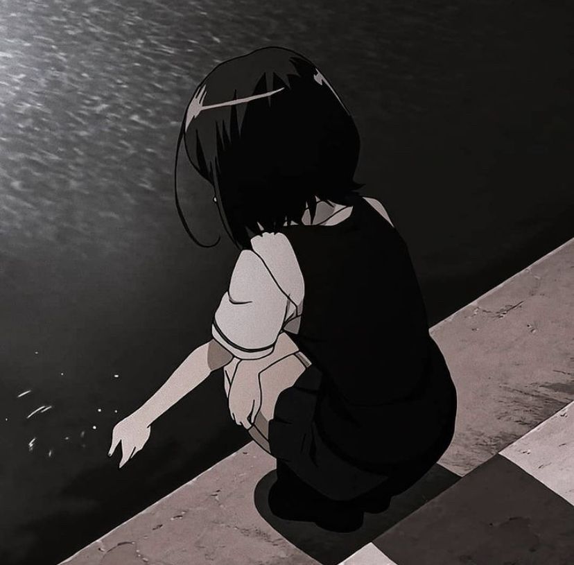 sad anime pfp 0036