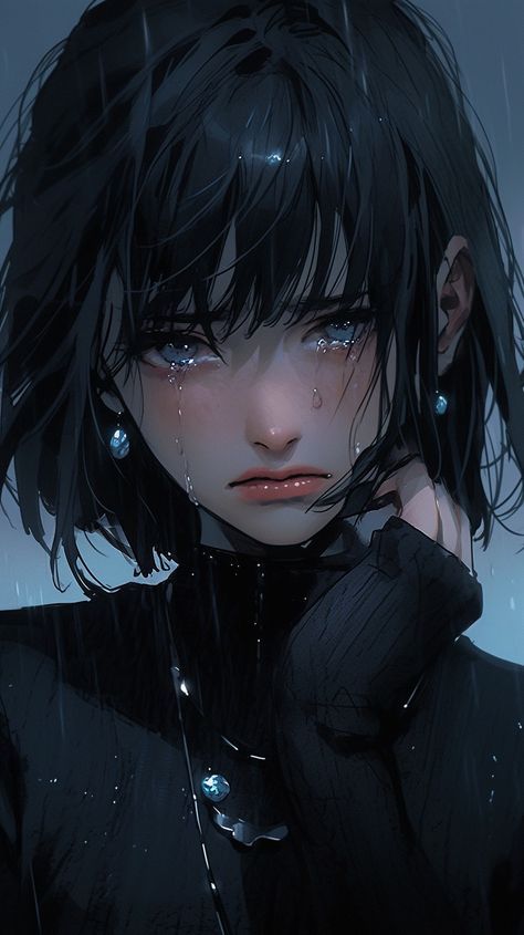 sad anime pfp 0056