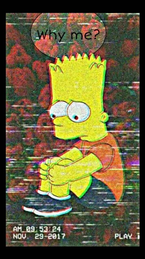 sad bart pfp for gamers