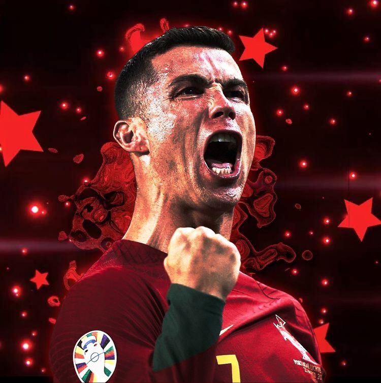 stunning ronaldo pfp 4k art