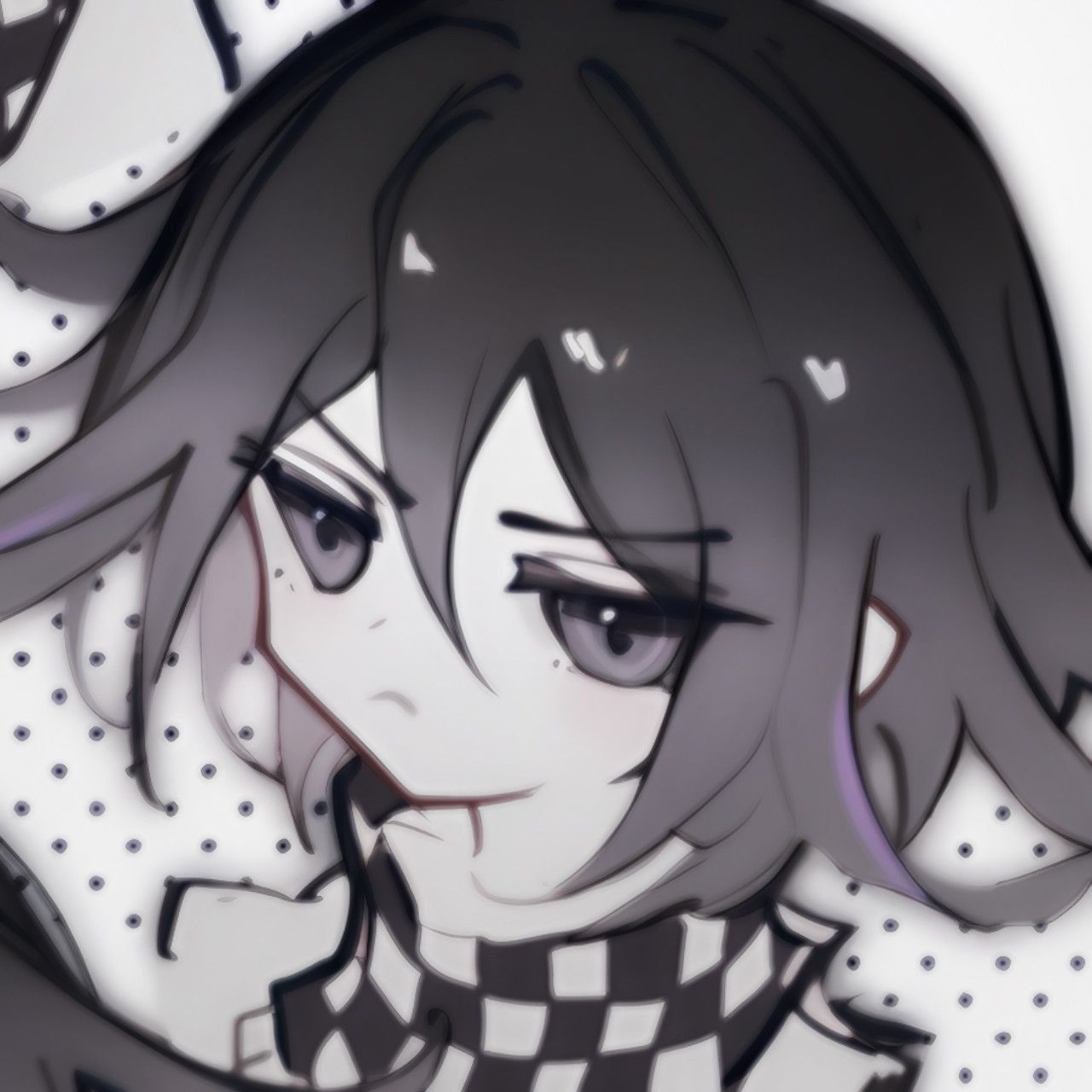 stylish kokichi ouma pfp options.