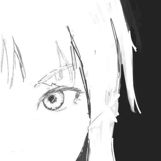 unique black and white anime pfp ideas