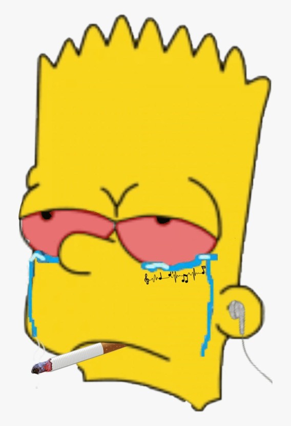 unique sad bart pfp designs