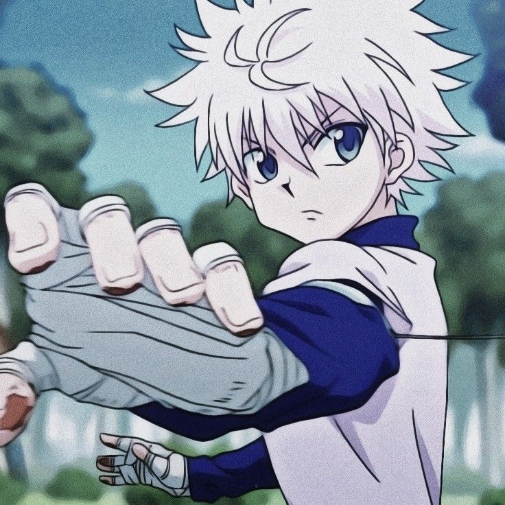 vibrant killua aesthetic profile images